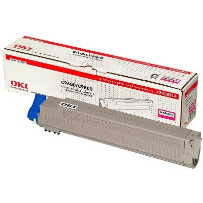 OKI 42918914 toner czerwony, oryginalny 42918914 035786 - 1