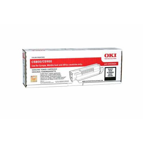 OKI 43324424 toner czarny, oryginalny 43324424 035844 - 1