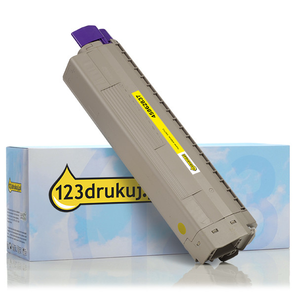 OKI 45862837 toner żółty, wersja 123drukuj 45862837C 042713 - 1