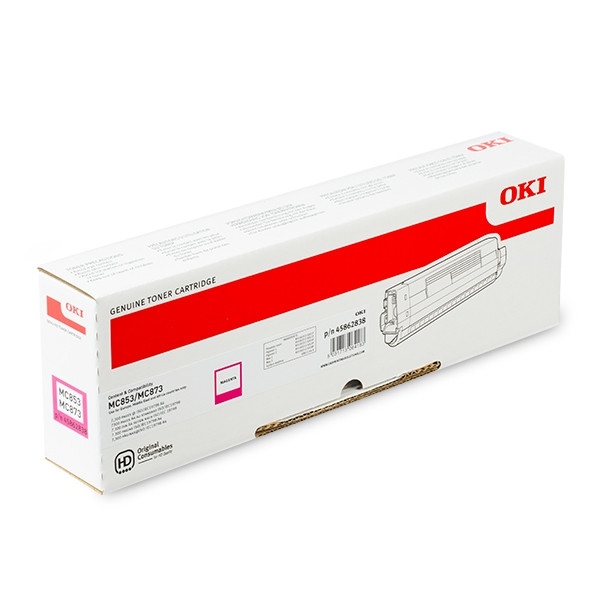 OKI 45862838 toner czerwony, oryginalny 45862838 042710 - 1