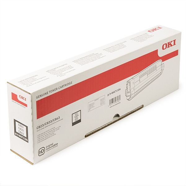 OKI 46471104 toner czarny, oryginalny 46471104 036176 - 1