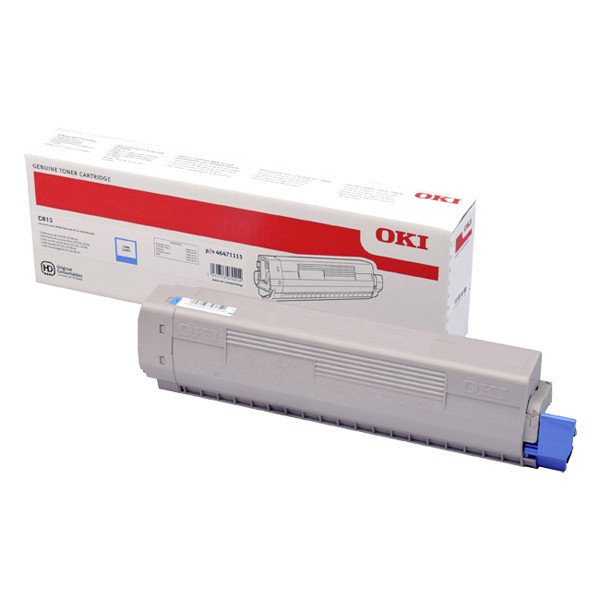 OKI 46471115 toner niebieski, oryginalny 46471115 042738 - 1