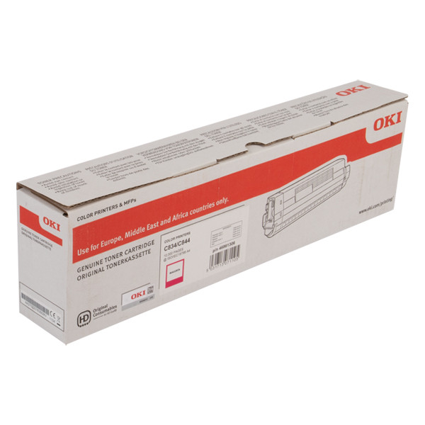 OKI 46861306 czerwony toner, zwiększona pojemność, oryginalny 46861306 042770 - 1