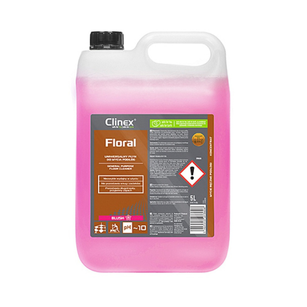 Płyn do mycia podłóg, Clinex Floral Blush 5L CL77894 248273 - 1