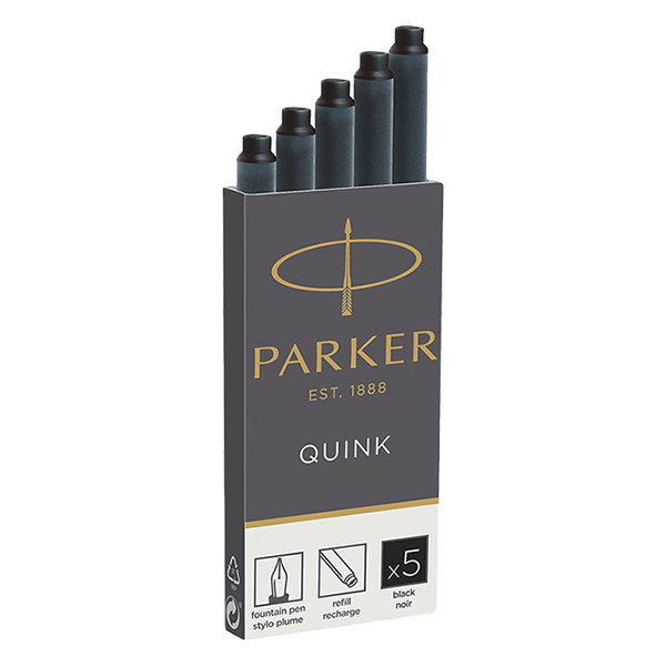 Parker Naboje atramentowe Parker S0116200 czarny (5 sztuk) 1950382 S0116200 214000 - 1