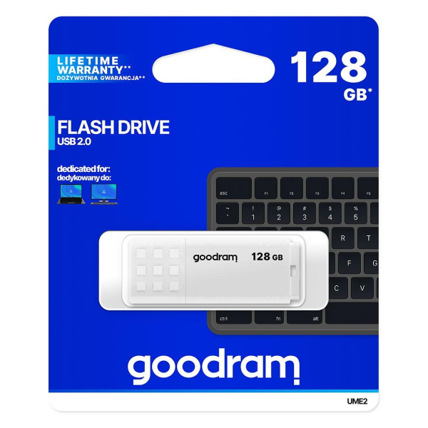 Pendrive 128GB Goodram UME2 USB 2.0 UME2-1280W0R11 246756 - 1