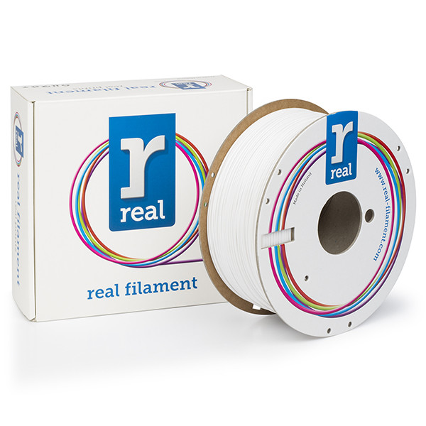 REAL Filament 3D biały 1,75 mm PETG 1 kg, REAL  DFP02205 - 1