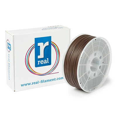 REAL Filament 3D brązowy 1,75 mm ABS 1 kg, REAL  DFA02016 - 1