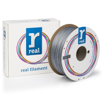 REAL Filament 3D srebrny 1,75 mm PLA 1 kg, REAL  DFP02300