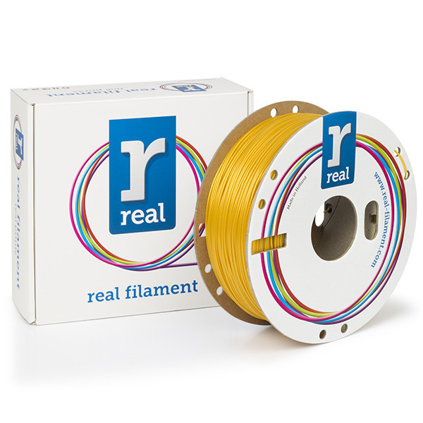 REAL Filament 3D złoty 1,75 mm PLA 1 kg, REAL  DFP02262 - 1