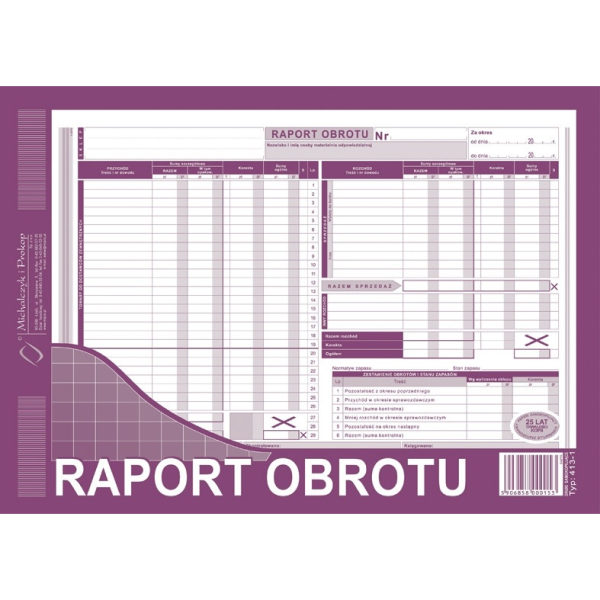 Raport obrotu 413-1 413-1 246908 - 1