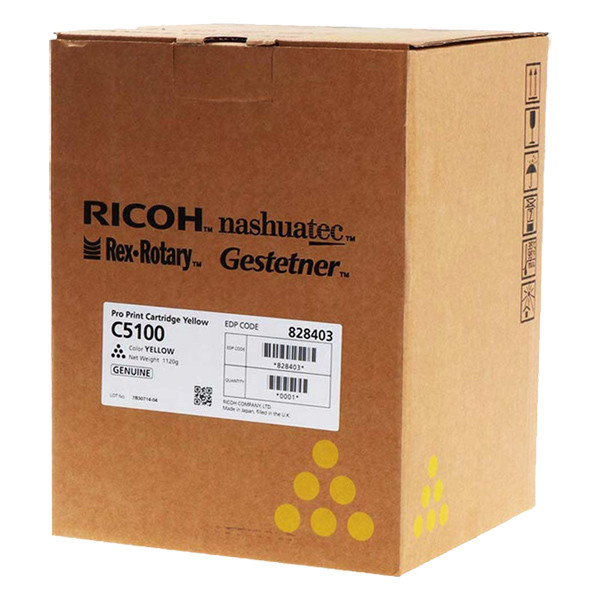 Ricoh 828226 toner żółty, oryginalny 828226 828403 073526 - 1