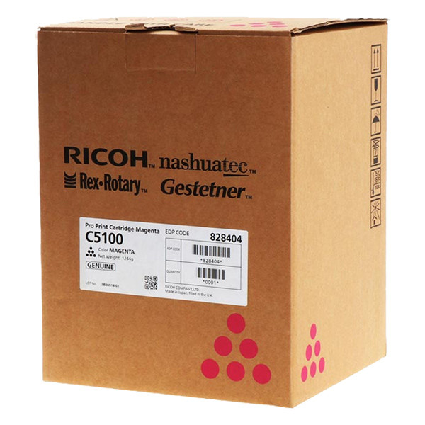 Ricoh 828227 toner czerwony, oryginalny 828227 828404 073528 - 1