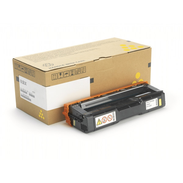 Ricoh SP C252E (407534) toner żółty, oryginalny 407534 067020 - 1