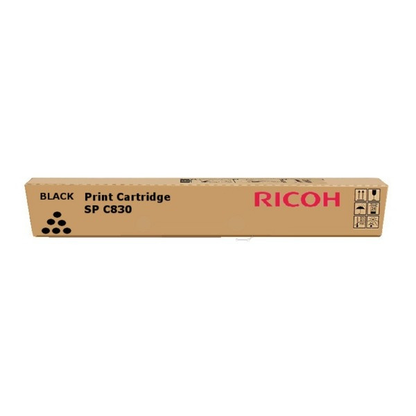 Ricoh SP C830  toner czarny, oryginalny 821121 821185 073706 - 1