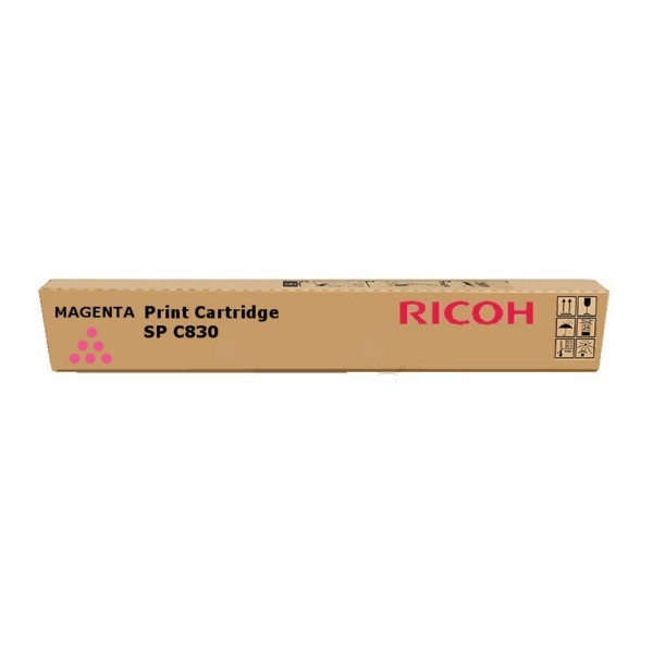 Ricoh SP C830 toner czerwony, oryginalny 821123 821187 073710 - 1