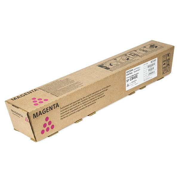 Ricoh SP C840E toner czerwony, oryginalny 821261 066928 - 1