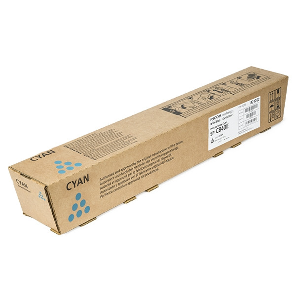 Ricoh SP C840E toner niebieski, oryginalny 821262 066926 - 1