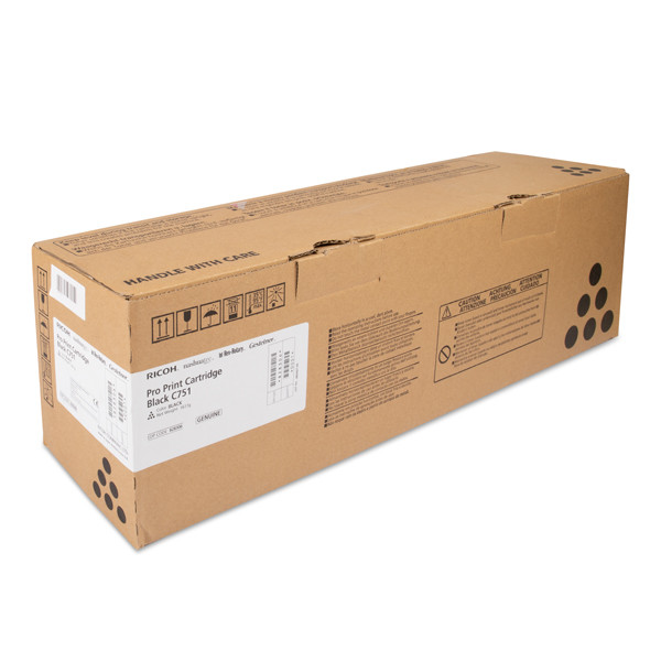 Ricoh typ C751 toner czarny, oryginalny 828209 073742 - 1