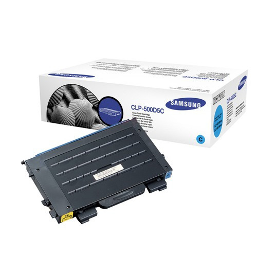 Samsung CLP-500D5C toner niebieski, oryginalny Samsung CLP-500D5C/ELS 033335 - 1