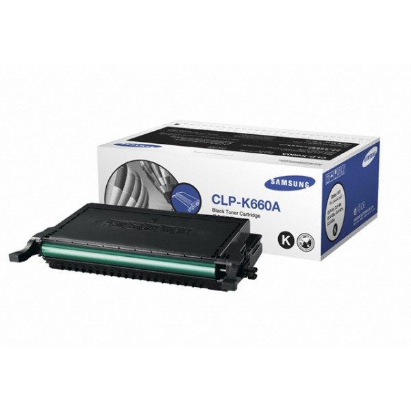 Samsung CLP-K660A toner czarny, oryginalny CLP-K660A/ELS 033592 - 1