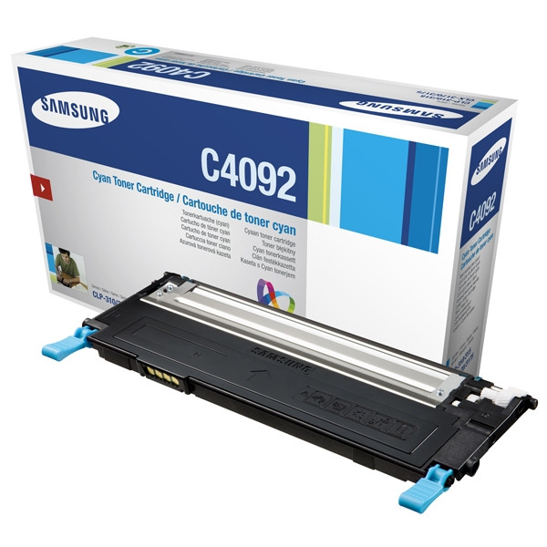 Samsung CLT-C4092S (SU005A) toner niebieski, oryginalny CLT-C4092S/ELS 033628 - 1