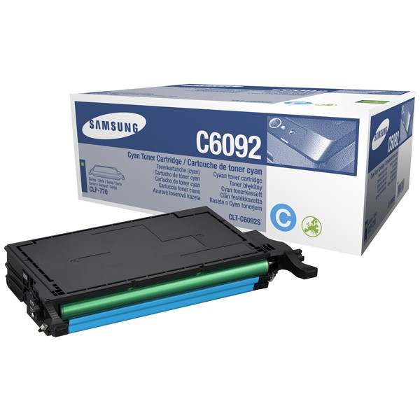 Samsung CLT-C6092S toner niebieski, oryginalny CLT-C6092S/ELS 033670 - 1