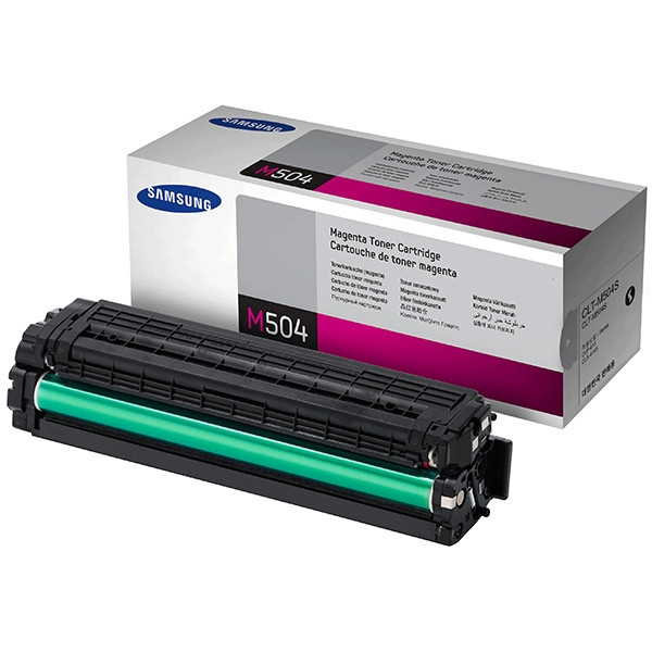 Samsung CLT-M504S (SU292A) toner czerwony, oryginalny CLT-M504S/ELS 033808 - 1