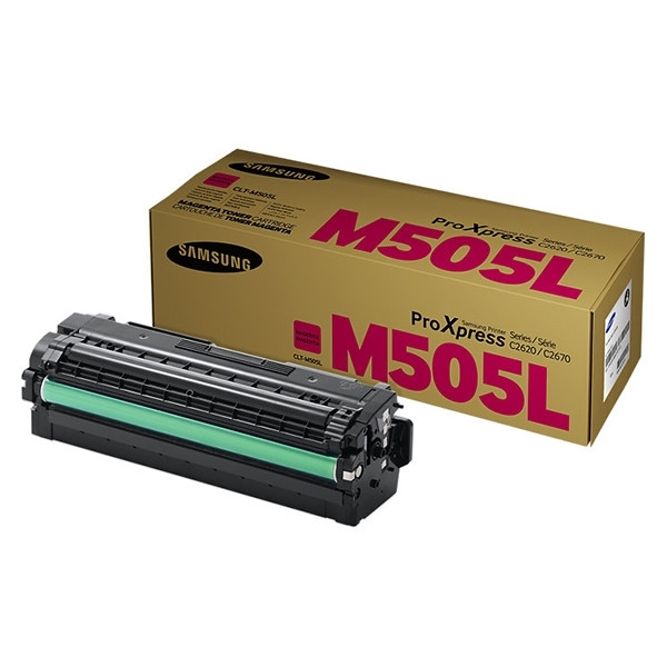 Samsung CLT-M505L (SU302A) toner czerwony, oryginalny CLT-M505L/ELS 092120 - 1