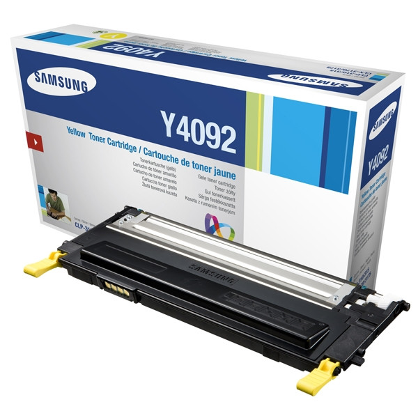 Samsung CLT-Y4092S (SU482A) toner żółty, oryginalny Samsung CLT-Y4092S/ELS 033632 - 1