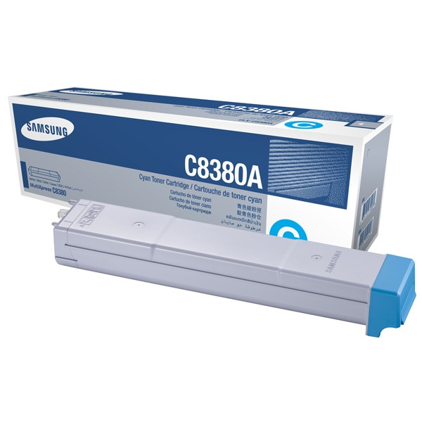 Samsung CLX-C8380A toner niebieski, oryginalny CLX-C8380A/ELS 033640 - 1