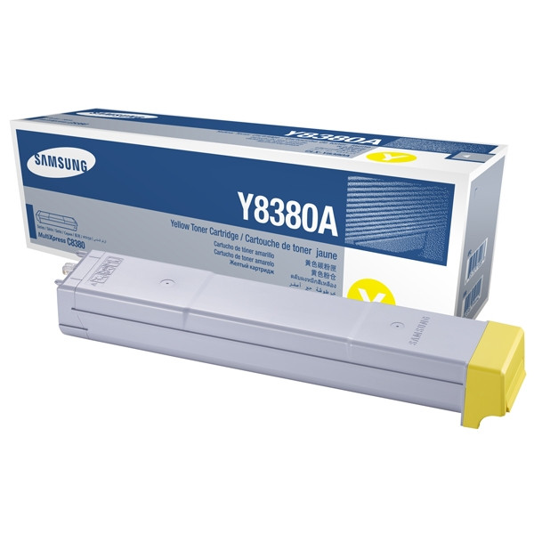 Samsung CLX-Y8380A toner żółty, oryginalny CLX-Y8380A/ELS 033644 - 1