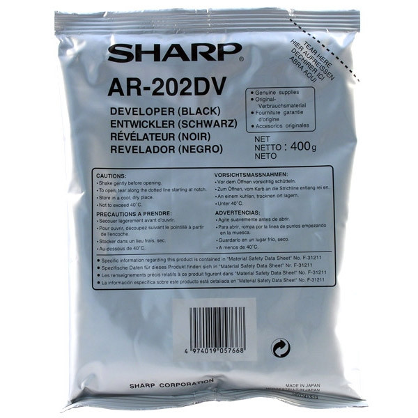 Sharp AR-202DV developer, oryginalny AR202DV 032389 - 1