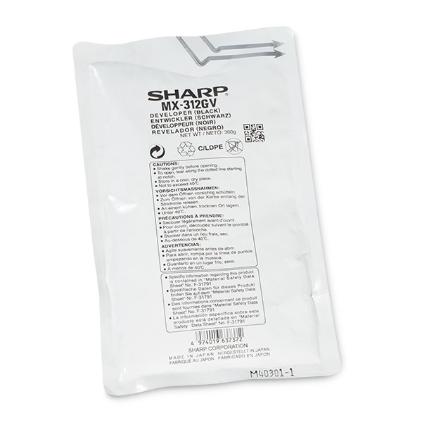 Sharp MX-312GV developer, oryginalny MX-312GV 082266 - 1