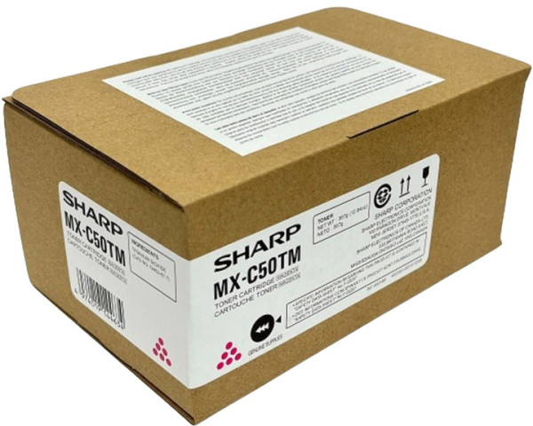 Sharp MX-C50TM toner czerwony, oryginalny MXC50TM 082910 - 1