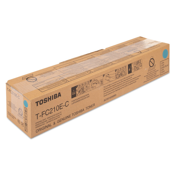 Toshiba T-FC210E-C toner niebieski, oryginalny 6AJ00000159 078428 - 1