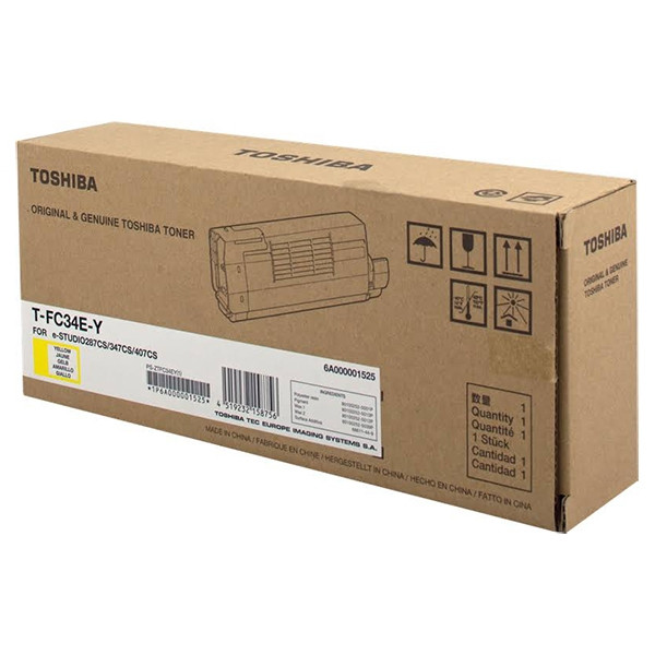 Toshiba T-FC34E-Y toner żółty, oryginalny 6A000001525 078912 - 1