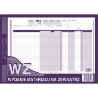 WZ wydanie materiału na zewnątrz 385-1 385-1 246891